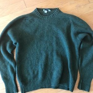 Vintage 90s LL Bean Wool Sweater - Made in Ireland